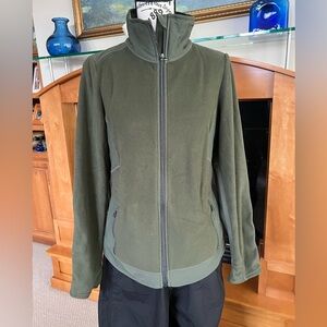 Athleta fleece zip up jacket